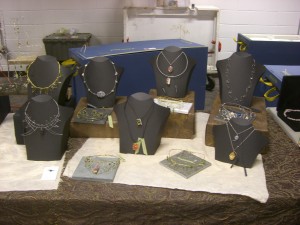 Necklaces at Arisia Art Show 2012